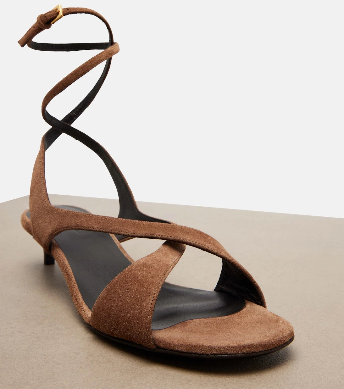 Khaite - Liria suede sandals