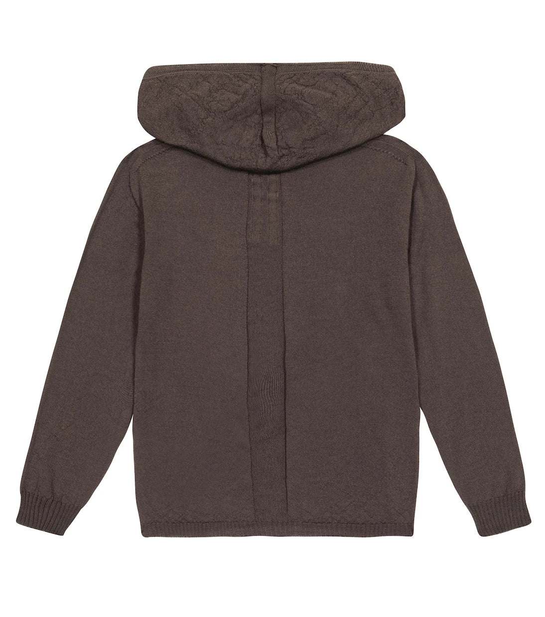Rick Owens Kids - سترة صوفية بغطاء للرأس