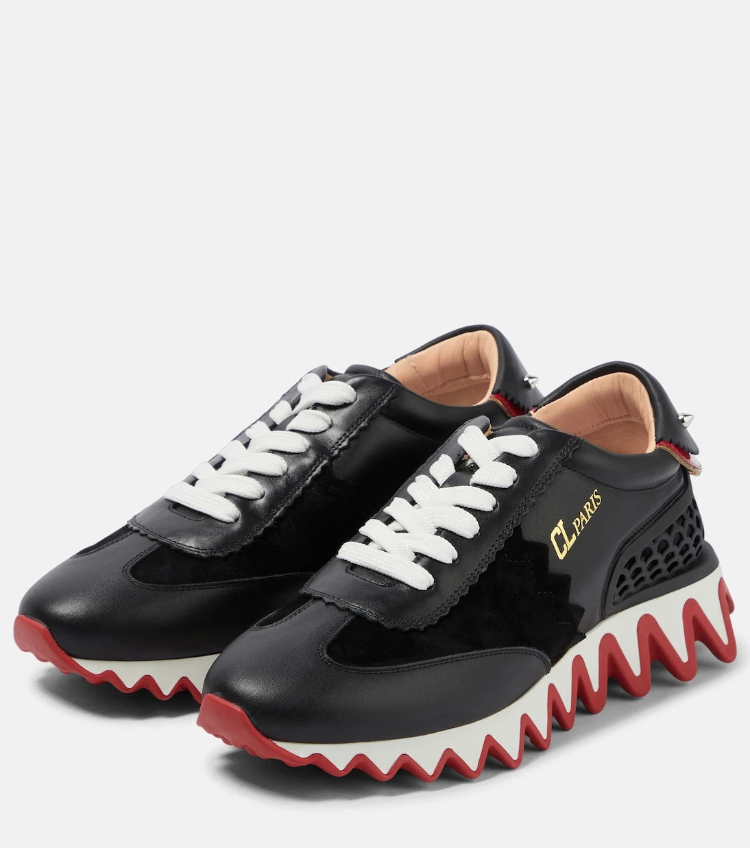 Christian Louboutin - Loubishark leather sneakers