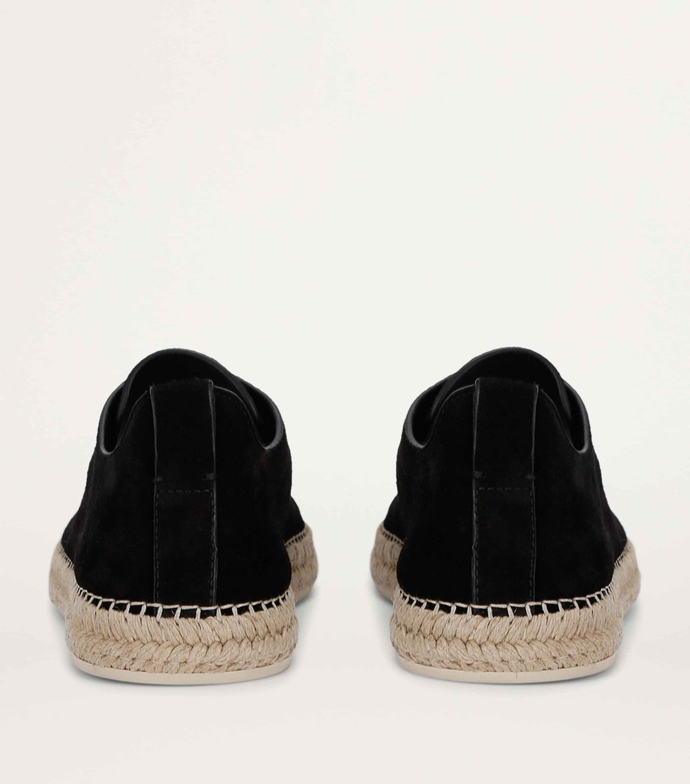 Suede Triple Stitch Espadrilles