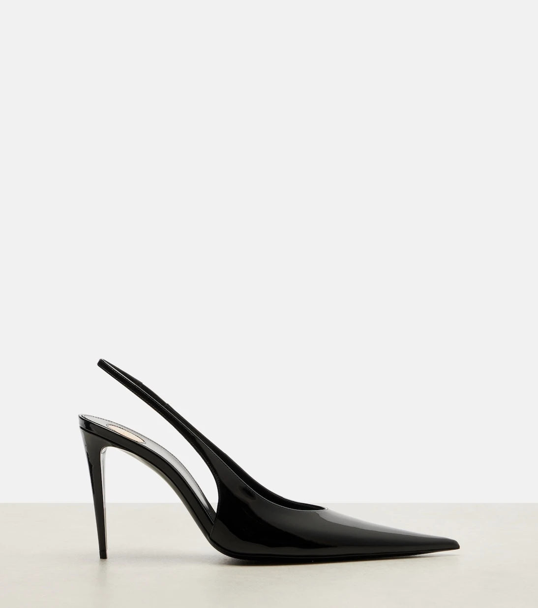 Saint Laurent - Guermantes 95 patent leather slingback pumps