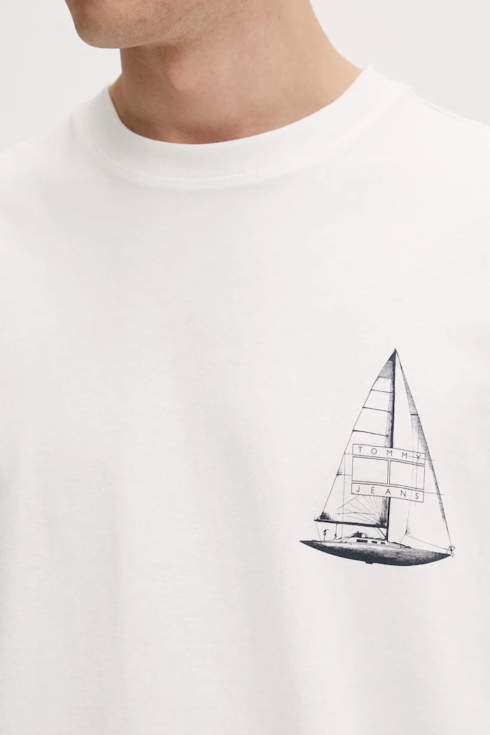 Tommy Jeans Erkek Pamuk Tişört