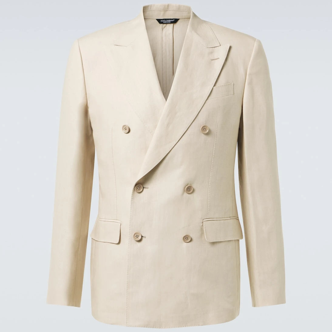 Dolce&Gabbana - Double-breasted linen blazer