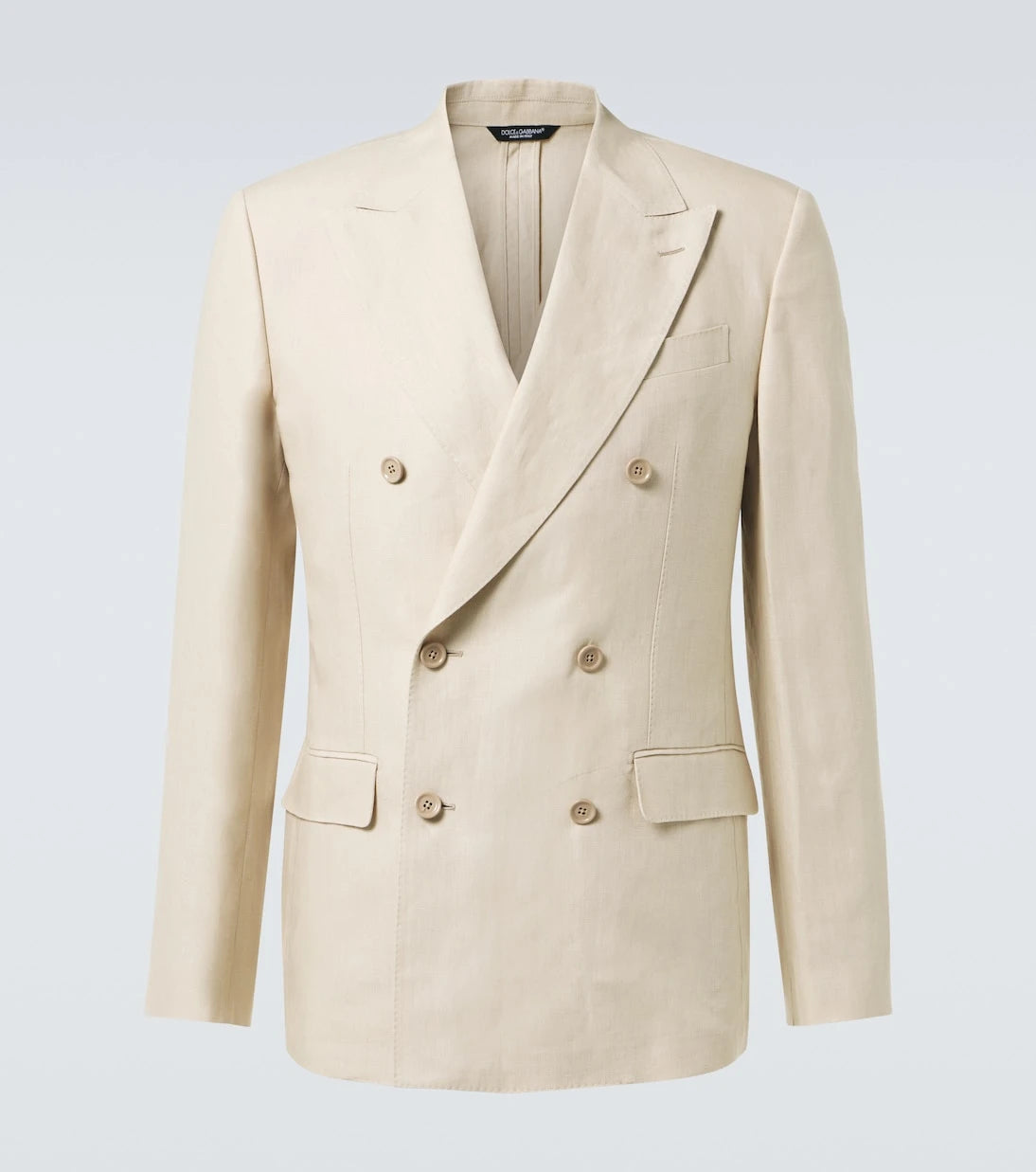 Dolce&Gabbana - Double-breasted linen blazer