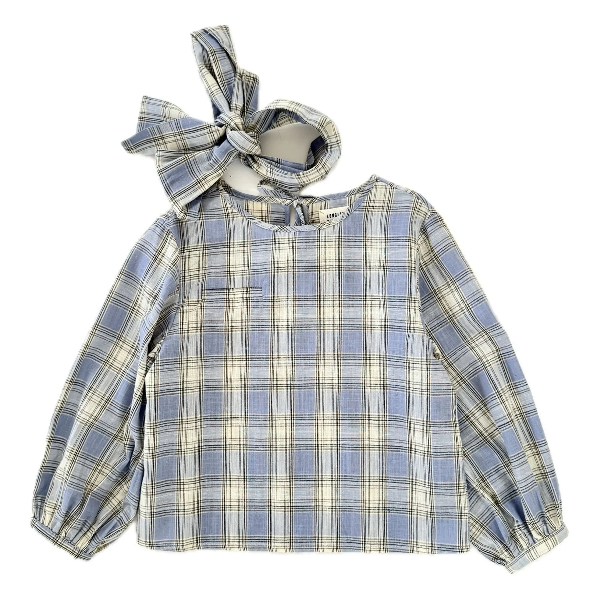 Longlivethequeen - Carreaux Blouse | Light blue