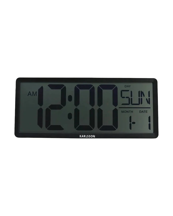 Karlsson Retro LCD Duvar Saati