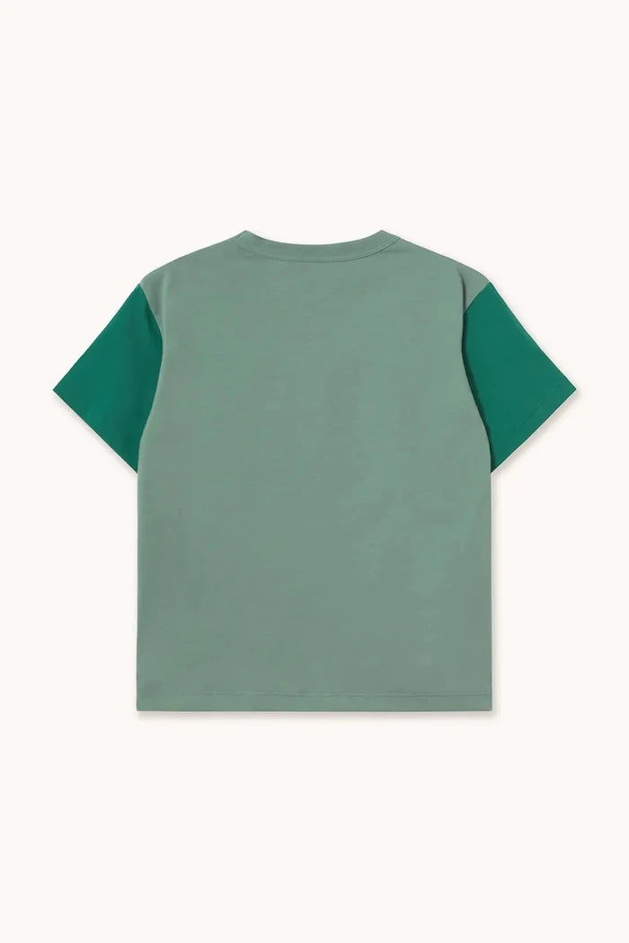 Çocuklar için pamuklu tişört TINY TEA ROOM GRAPHIC TEE