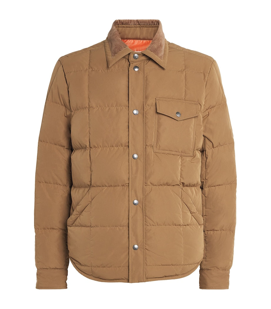 Beige Down Marcilly Puffer Jacket