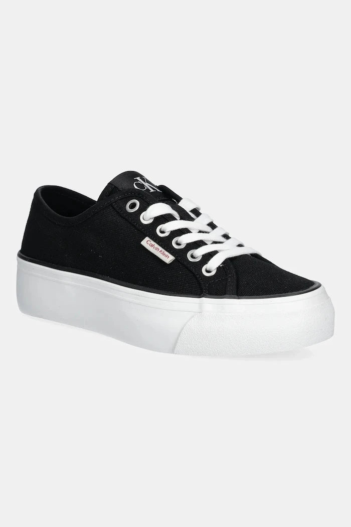 Calvin Klein Jeans VULC FLATFORM CTN LOGO TAG Düşük Spor Ayakkabı