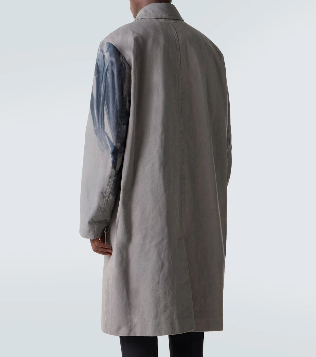 Dries Van Noten - معطف ترينش "راندال" قطن بنقشة أزهار