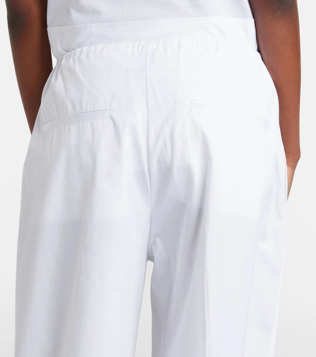 Toteme - Cotton poplin wide-leg pants