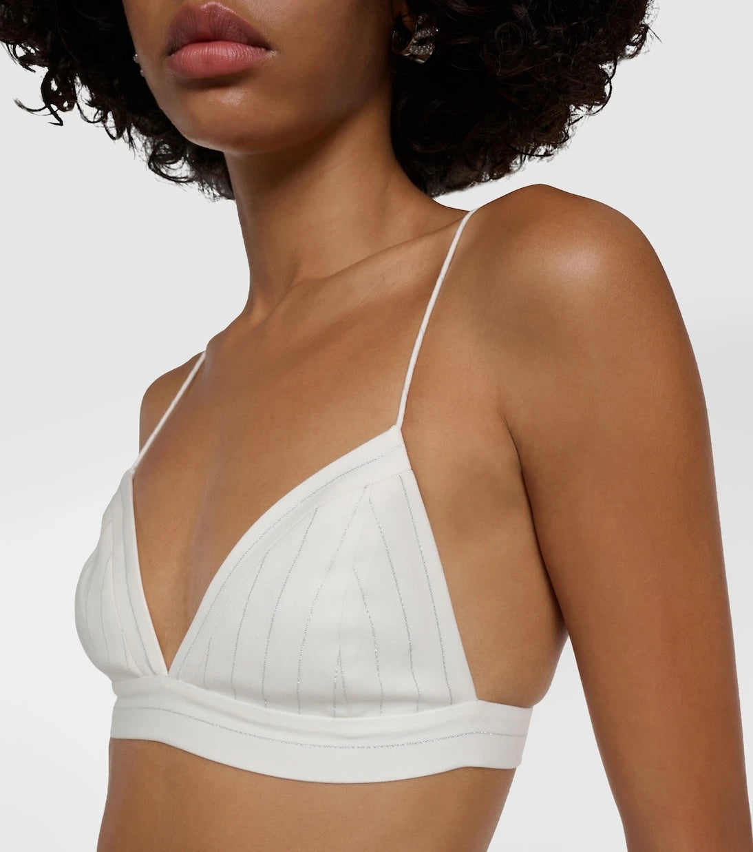 Alex Perry - PInstripe Lurex® bralette