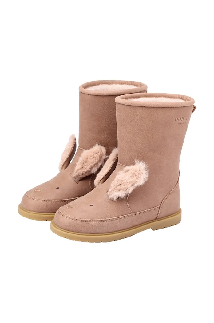 Donsje Wadudu Exclusive Boots Fluffy Bunny Çocuk Deri Kışlık Botlar