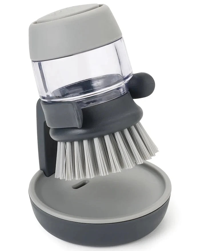 Joseph Joseph Palm Scrub™ Sıvı Hazneli ve Standlı Bulaşık Fırçası