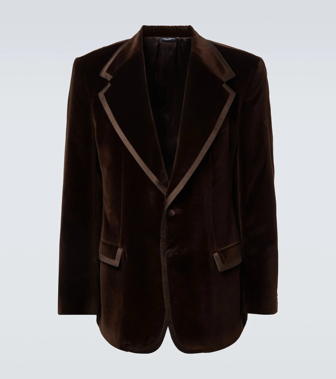 Dolce&Gabbana - Cotton and silk velvet blazer