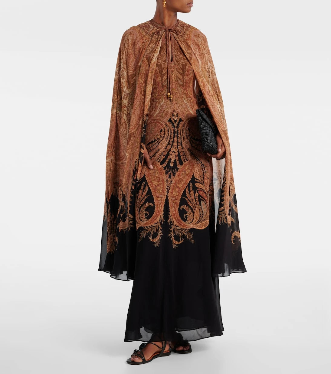 Zimmermann - فستان ماكسي بكاب Hypnotic