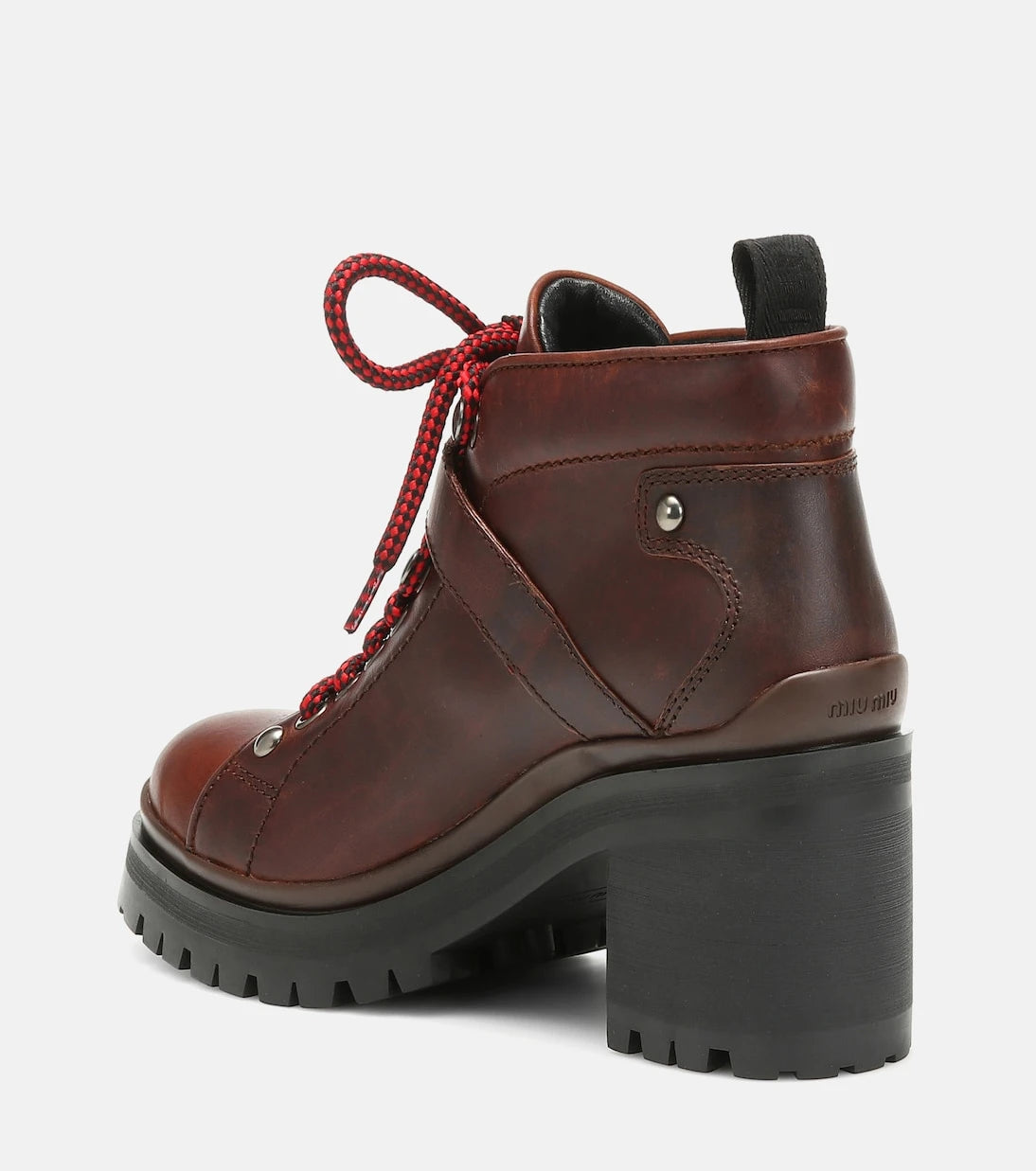 Miu Miu - Leather ankle boots