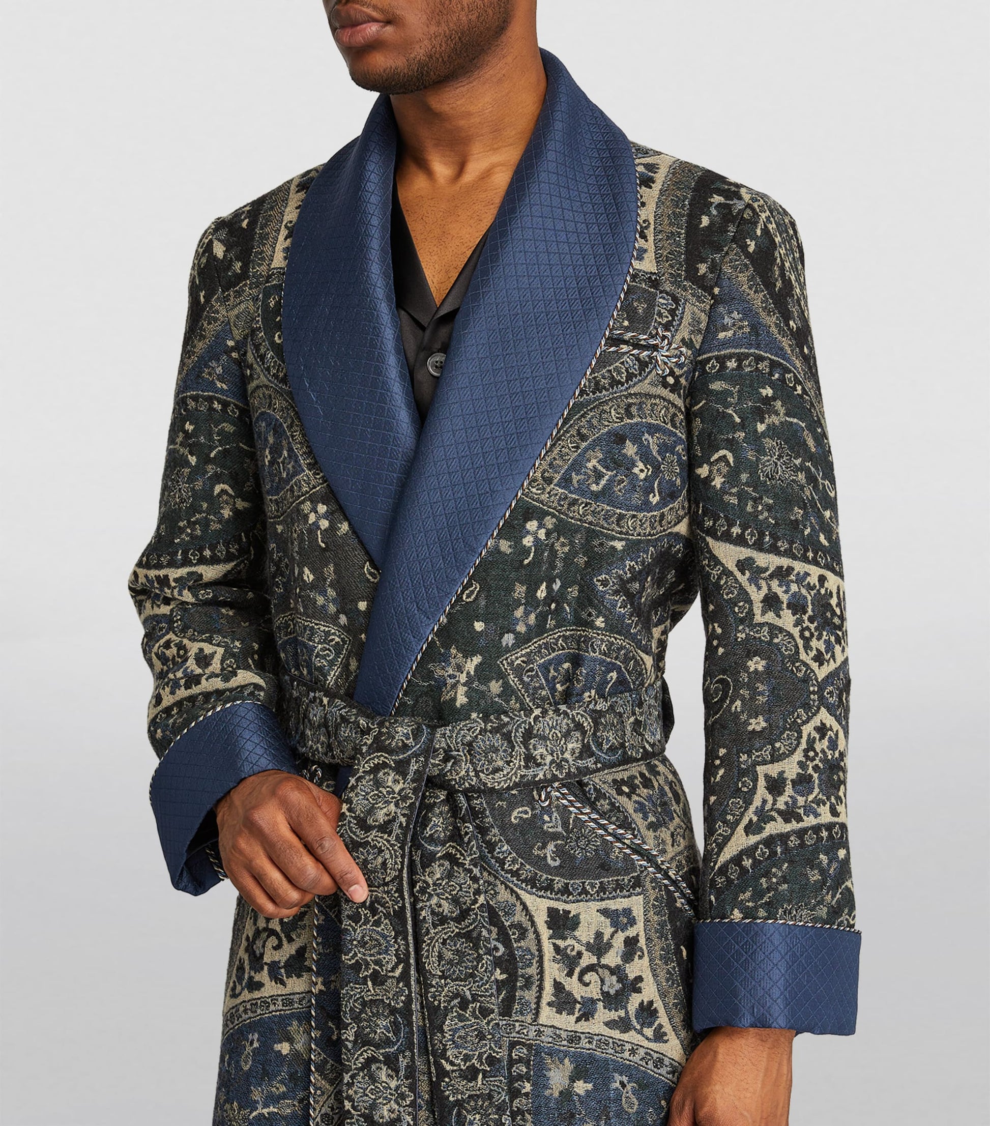 Paisley Jacquard Dressing Gown