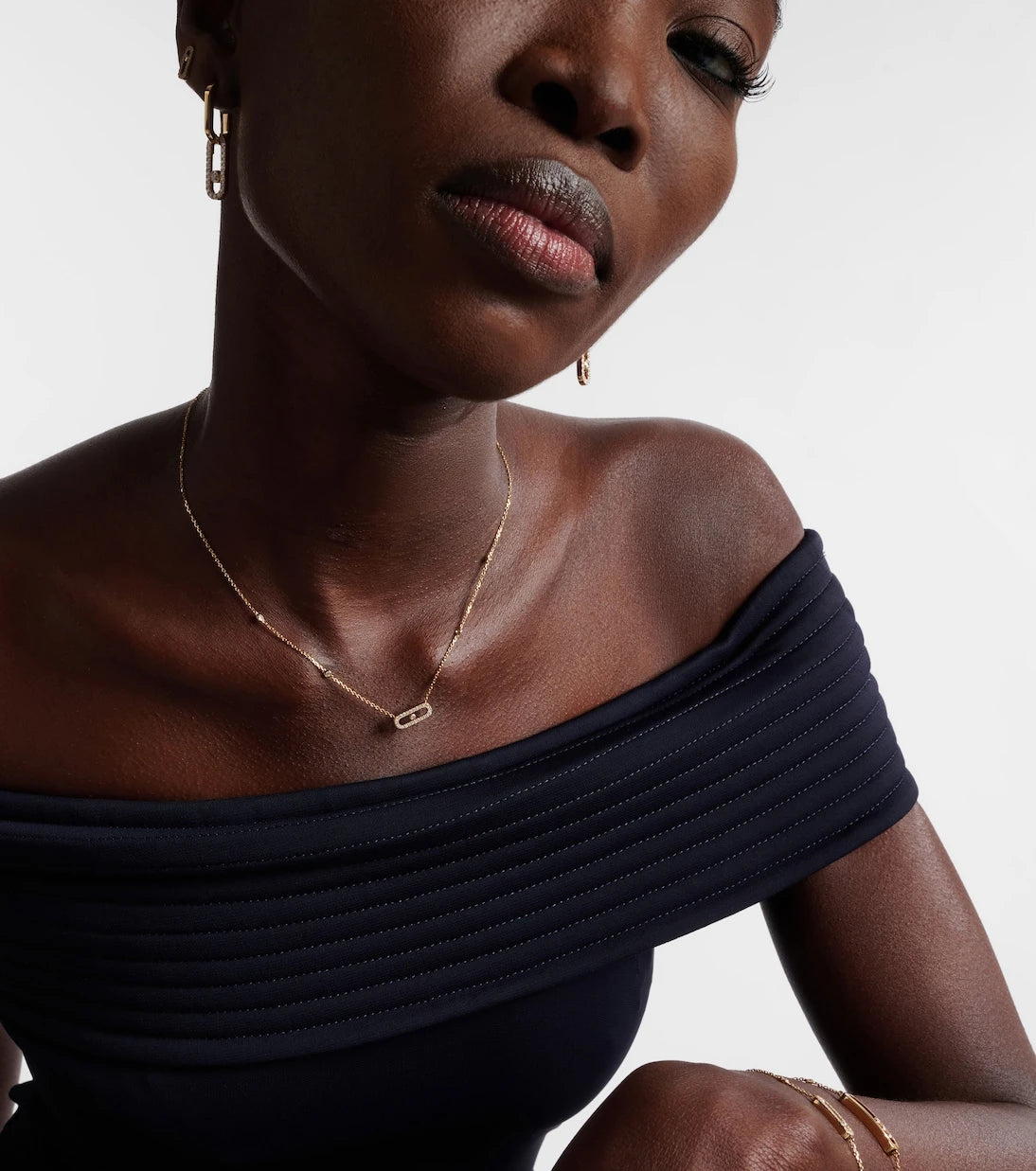 Messika - Move Uno 18kt gold necklace with diamonds