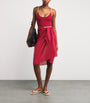 Red Cotton Cabine Sarong