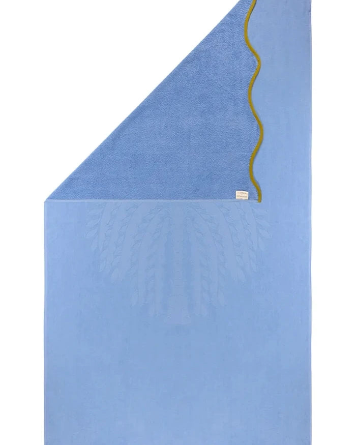 Olivier Desforges плажна кърпа памучна HYERES Azur 100 x 170 cm