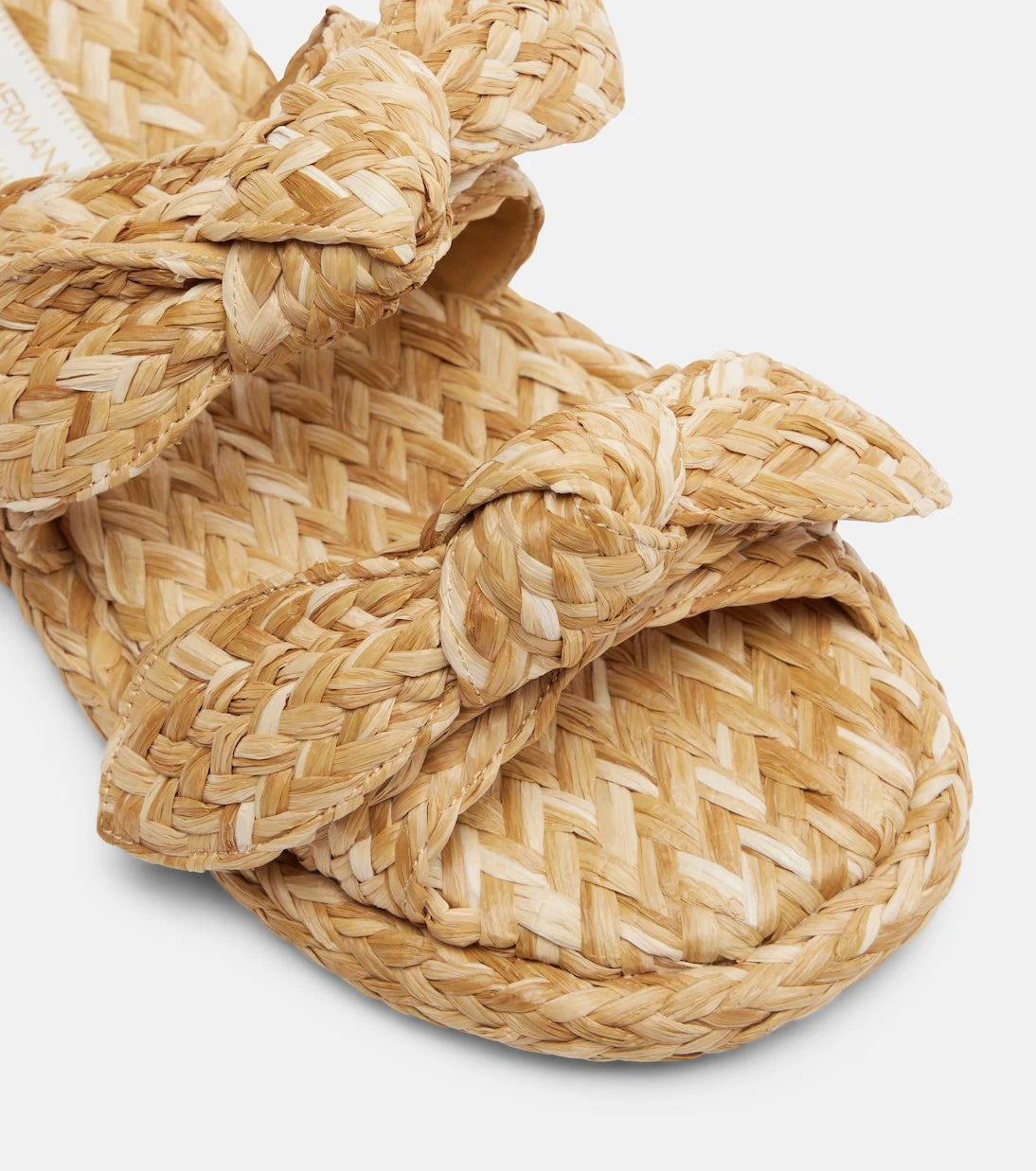 Zimmermann - Carousel raffia espadrille slides