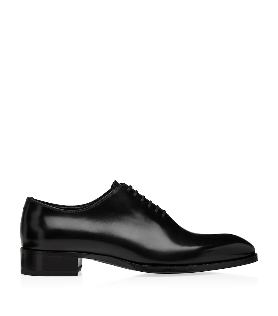 Burnished Leather Elkan Lace-Up Shoes