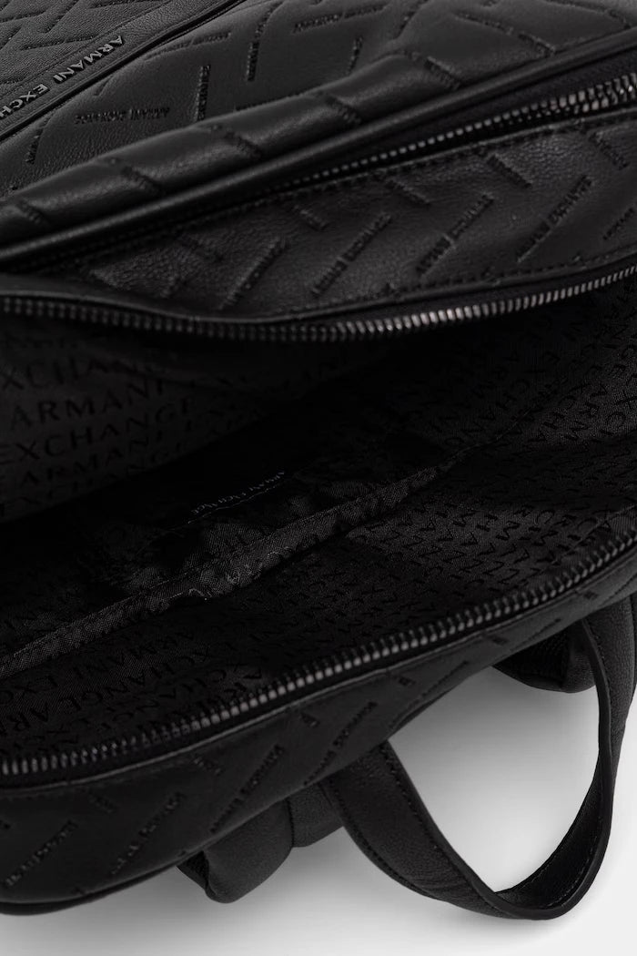Armani Exchange Erkek Suni Deri Sırt Çantası