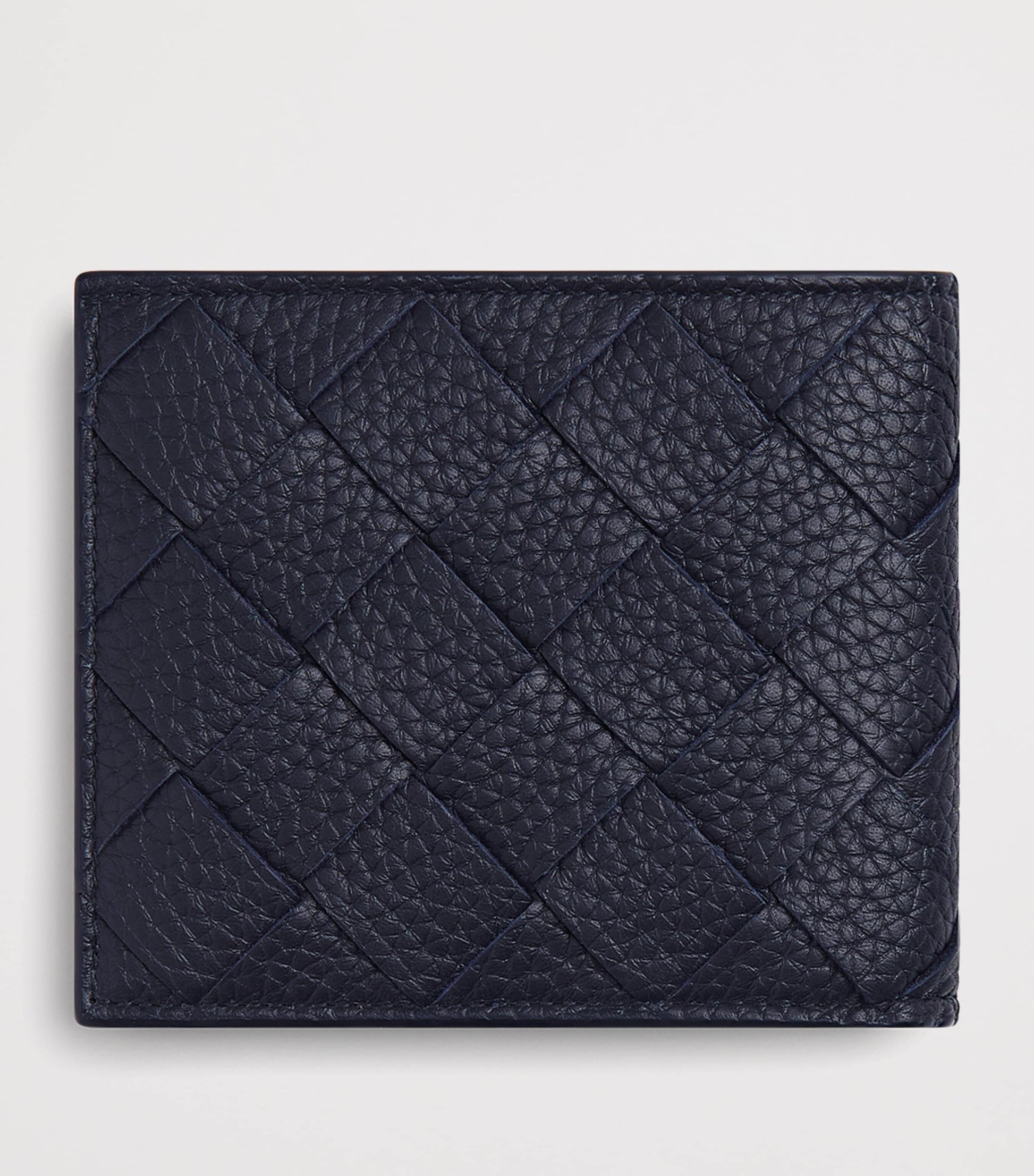 Leather Intrecciato Bifold Wallet