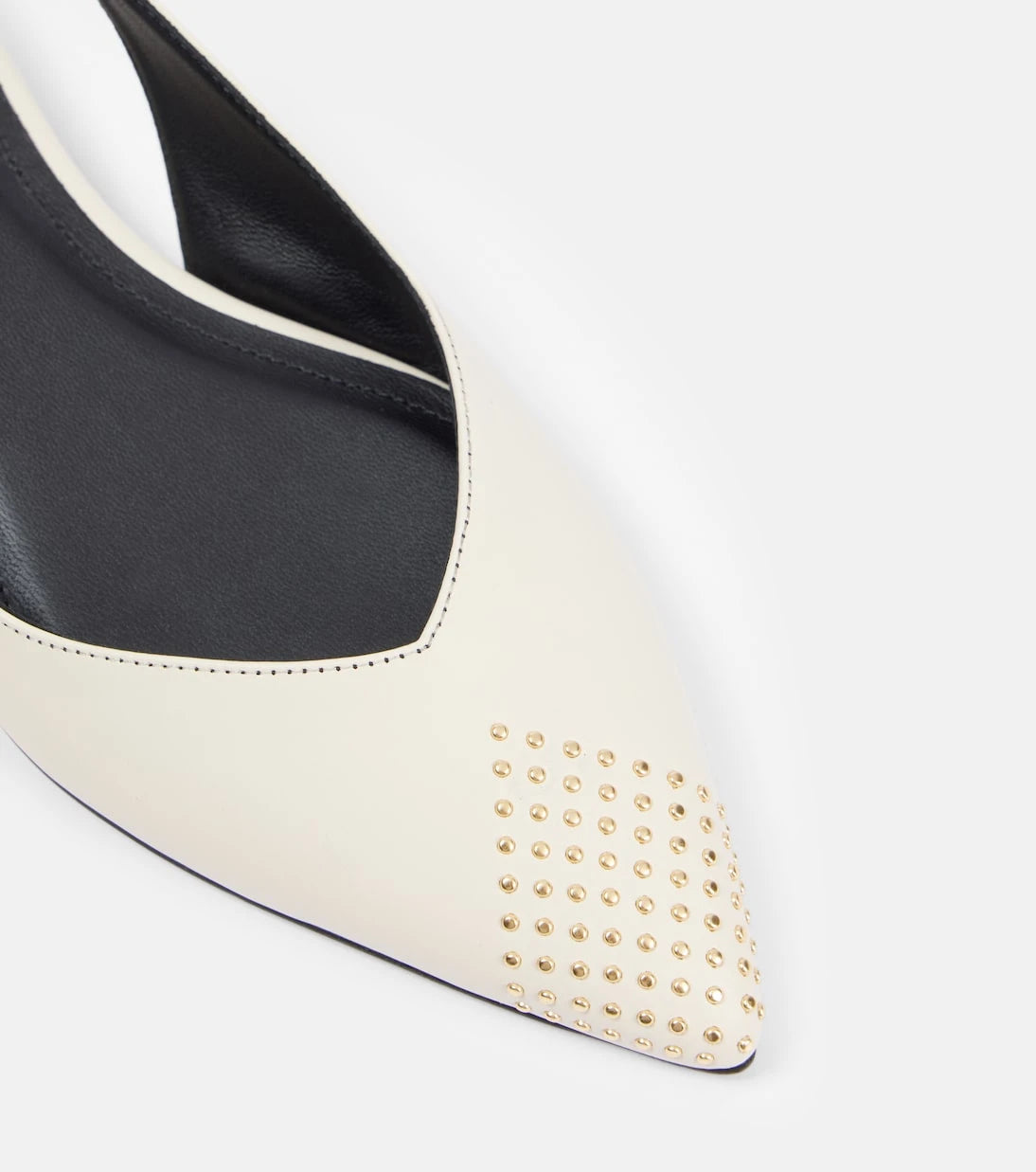 Isabel Marant - Branee studded leather slingback flats