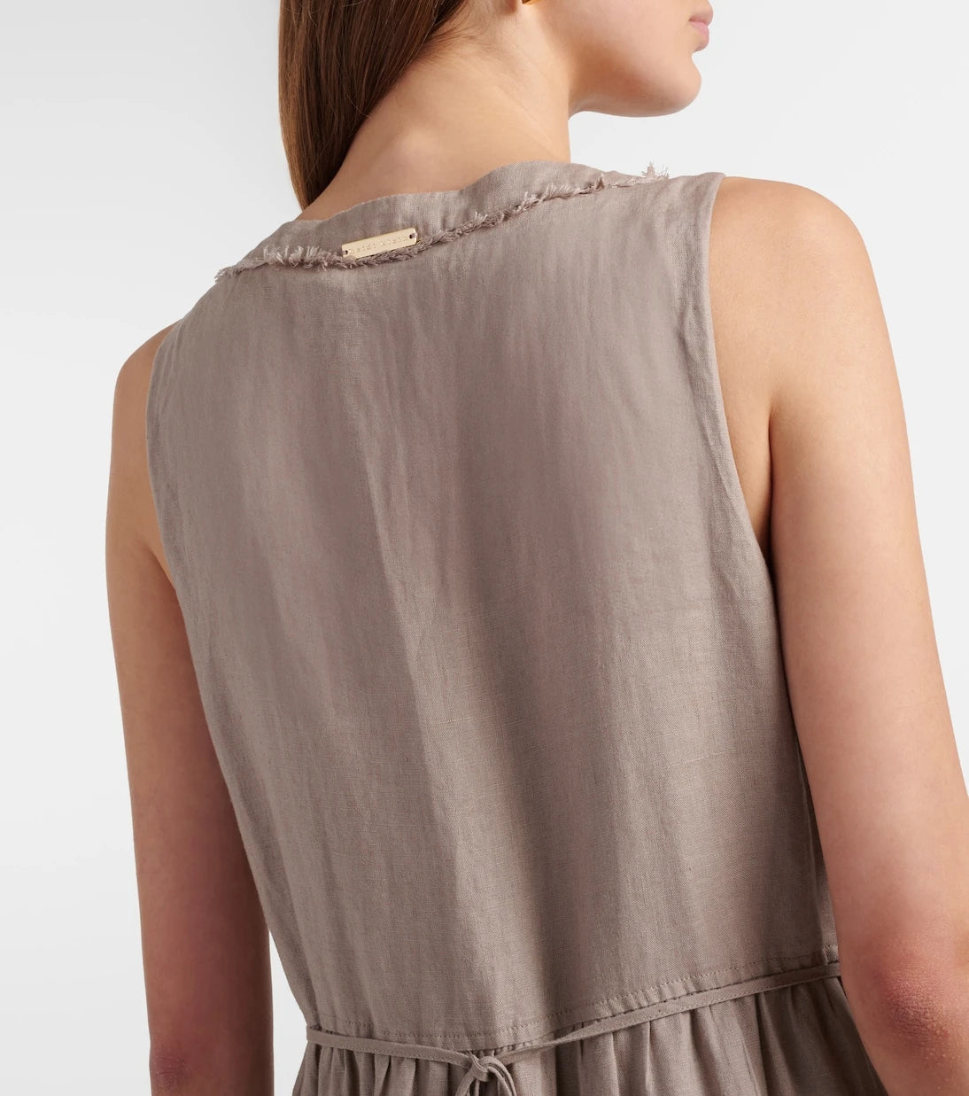 Heidi Klein - Zakynthos tiered linen midi dress