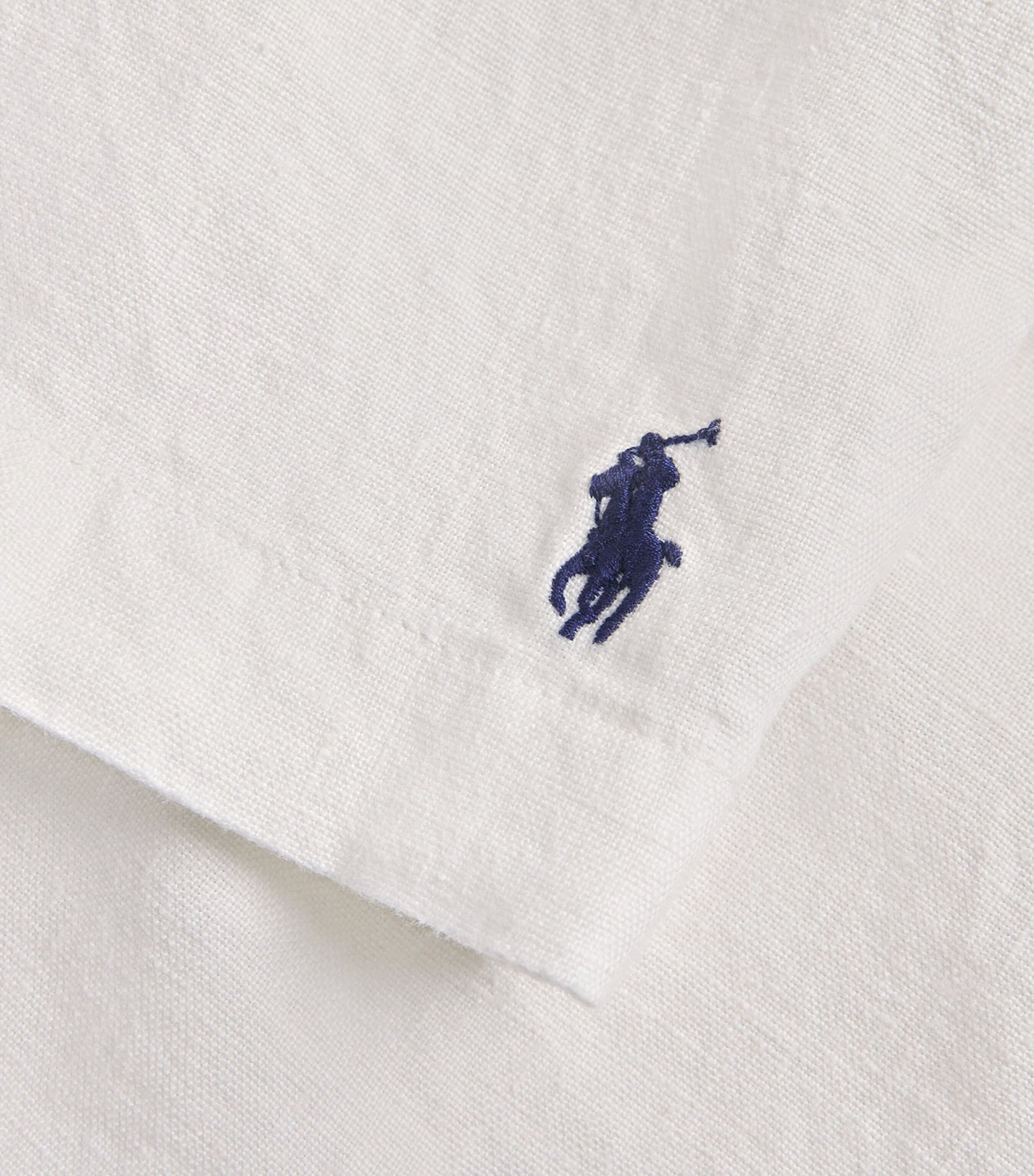 Polo Ralph Lauren White Linen Shorts
