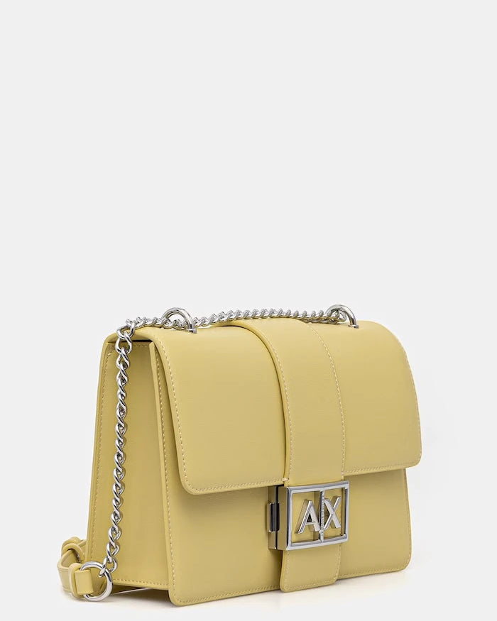 Armani Exchange kadın crossbody çanta, suni deriden