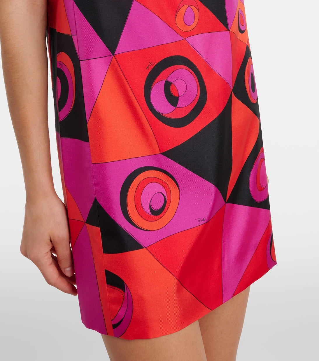 Pucci - Occhi silk twill minidress