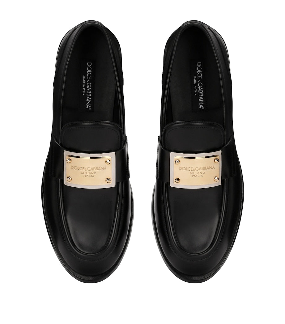 Dolce & Gabbana Calfskin Bernini Loafers