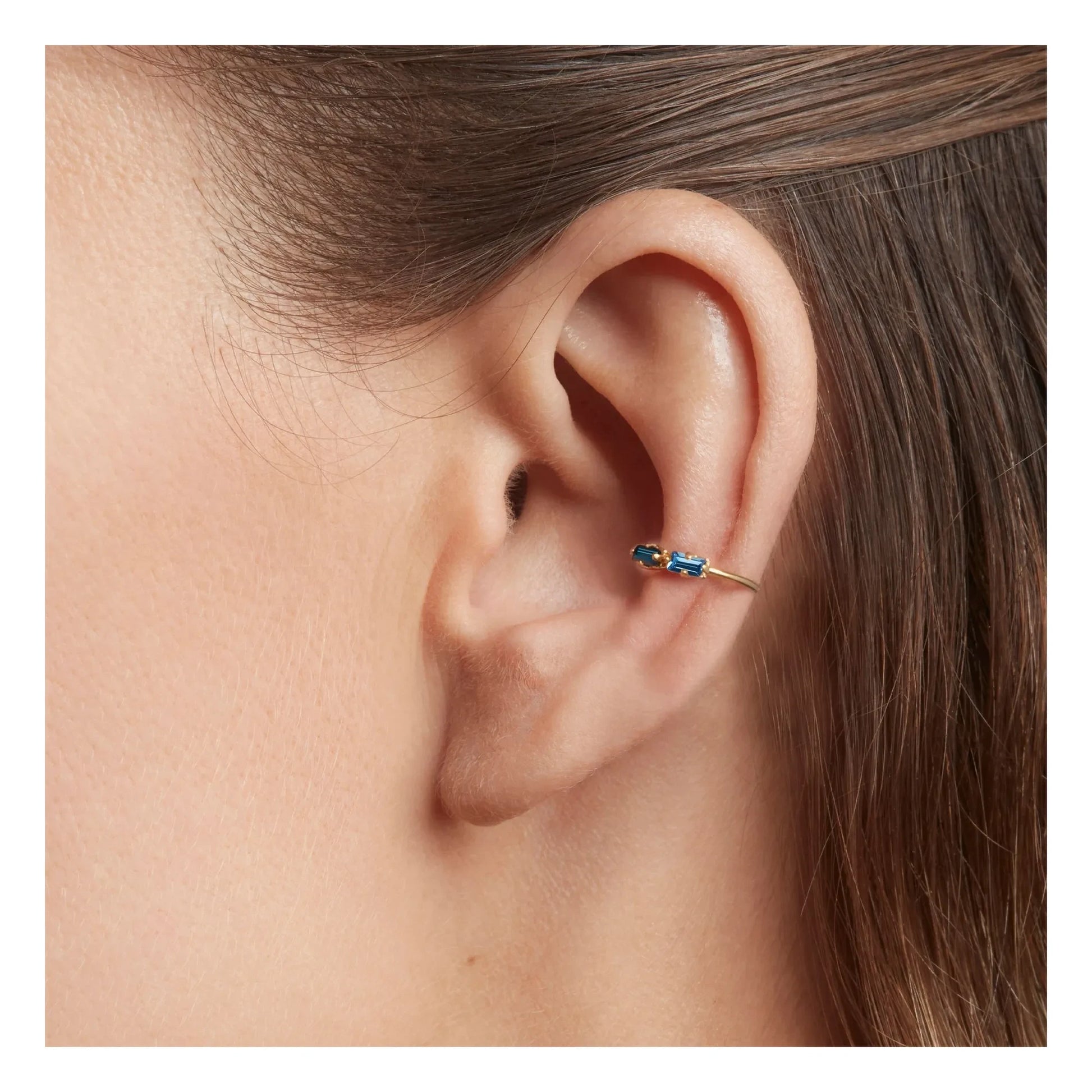 April Please - Earcuff Denis | Blue