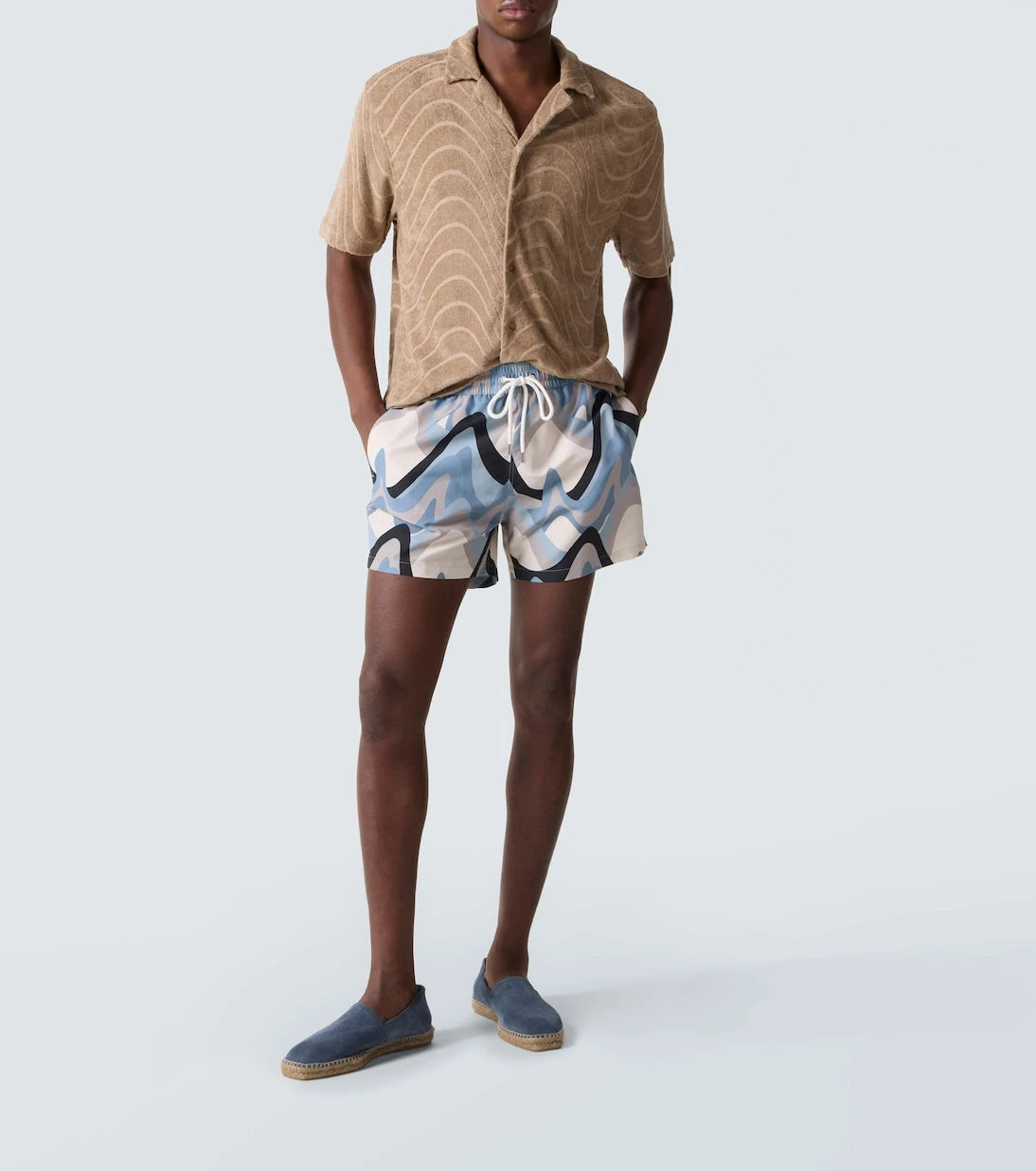 Frescobol Carioca - Cotton-blend bowling shirt