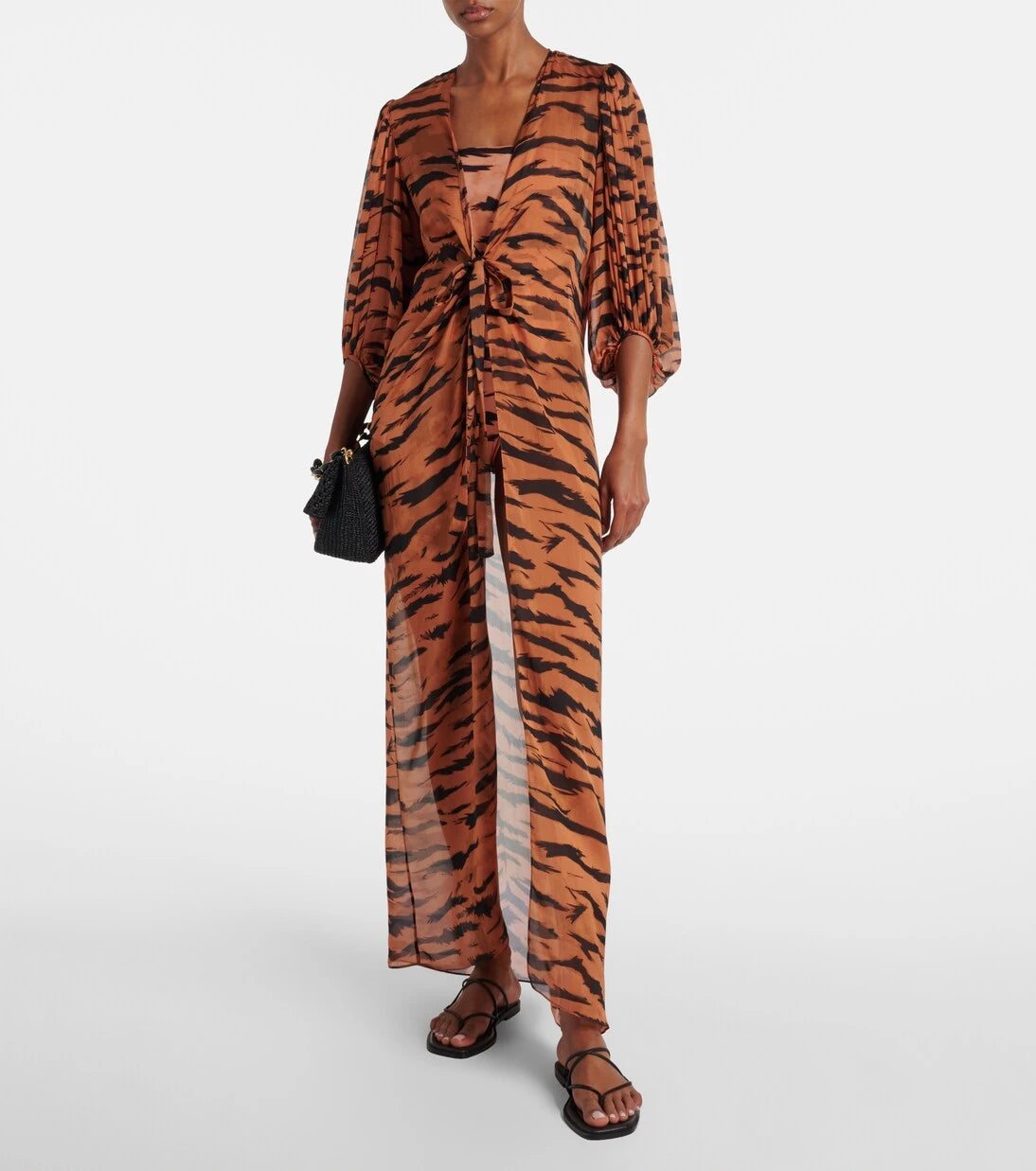 Adriana Degreas - x Sabine Getty printed silk kaftan