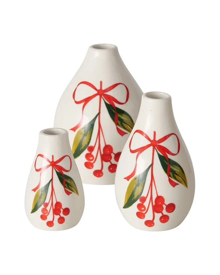 Dekoratif vazo Boltze Noelle 12 cm (3 adet)