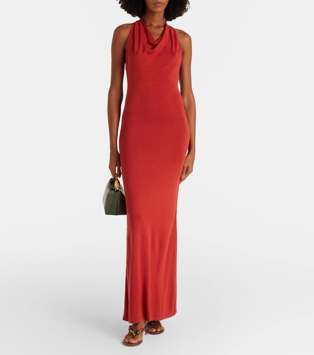 Gianvito Rossi - Embellished leather thong sandals