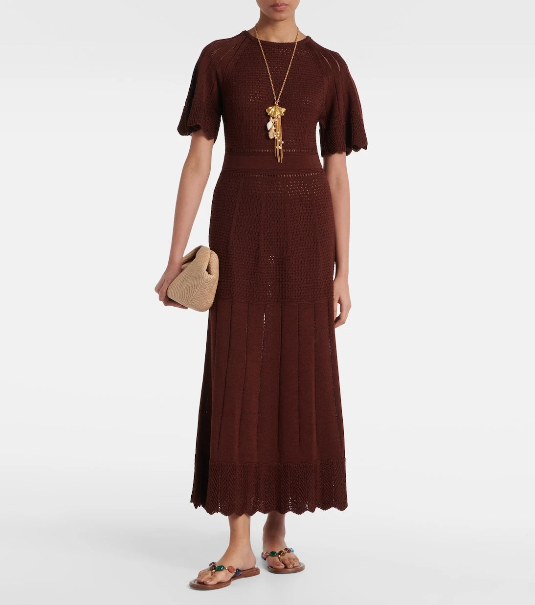 Eres - Imaginaire cotton-blend maxi dress