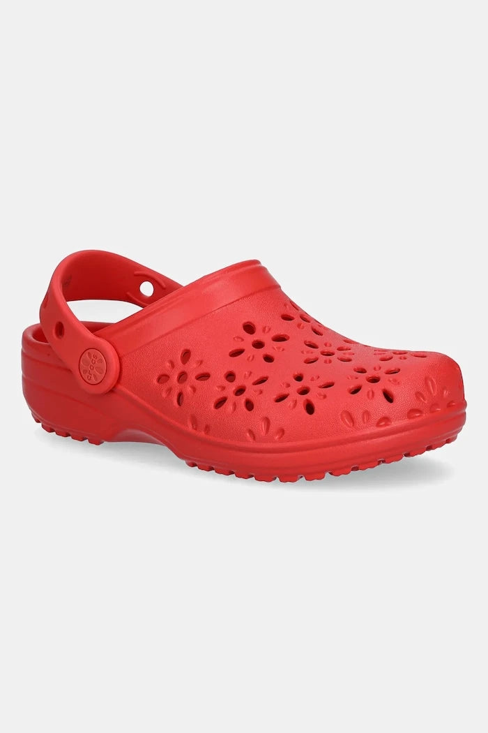 Crocs CLASSIC FLORAL CUT OUT CLOG KIDS