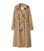 Burberry Beige Cashmere Long Kensington Heritage Trench Coat