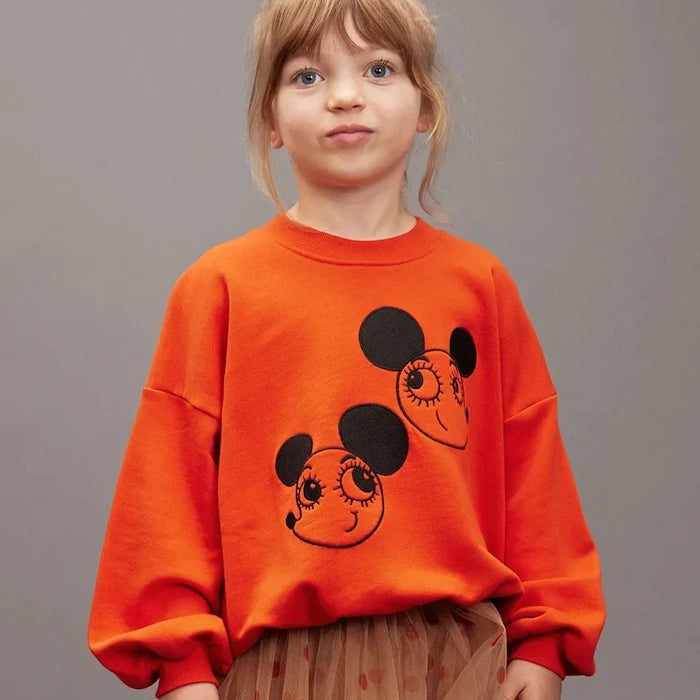 Детски памучен суичър Mini Rodini Ritzratz