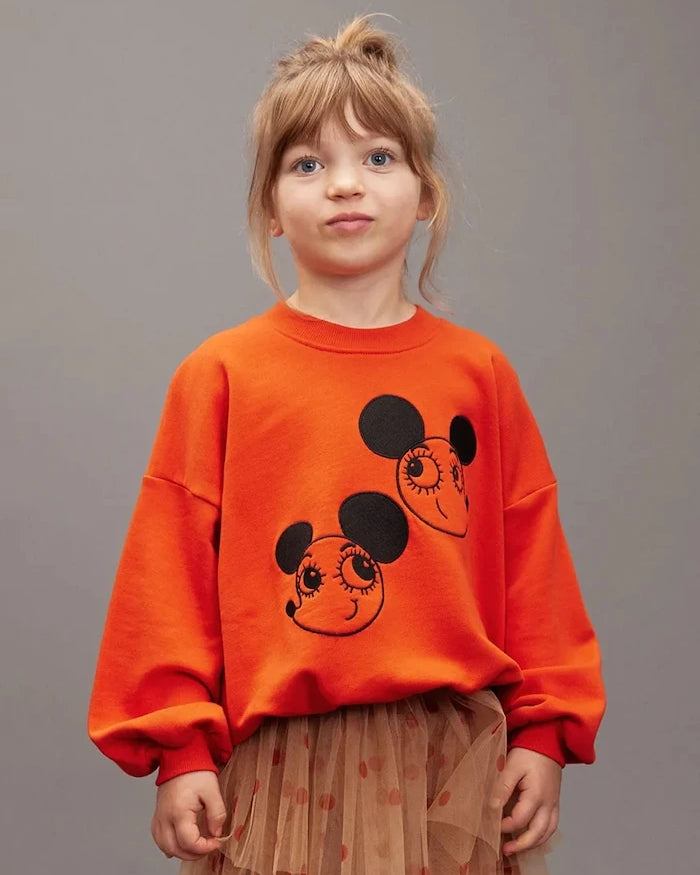 Детски памучен суичър Mini Rodini Ritzratz
