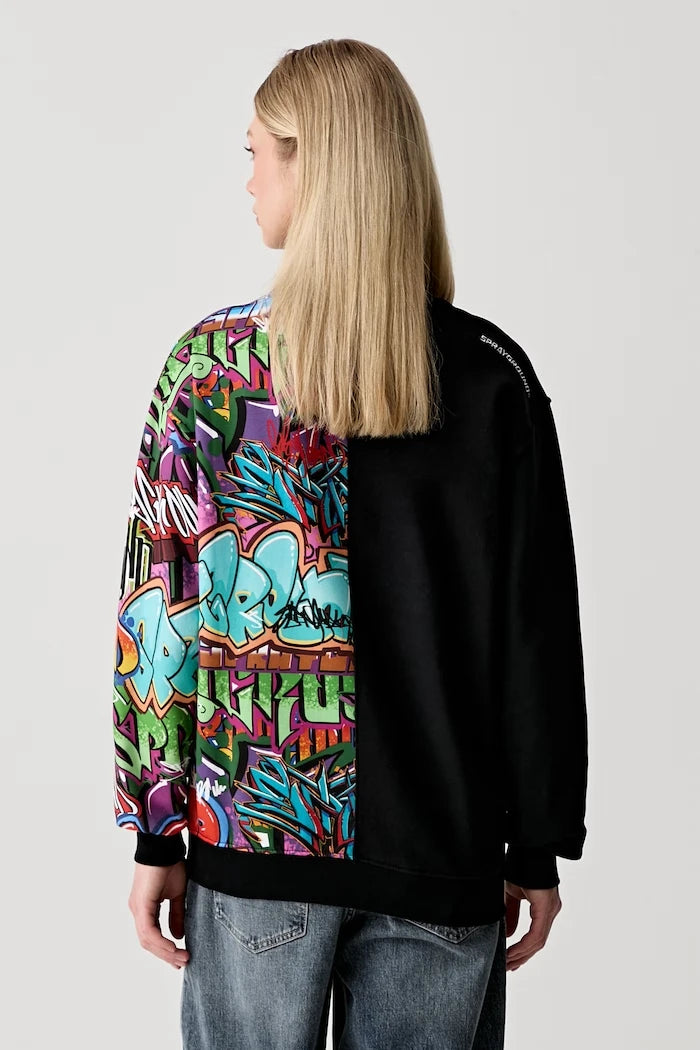 Sprayground уголемен суичър от памук