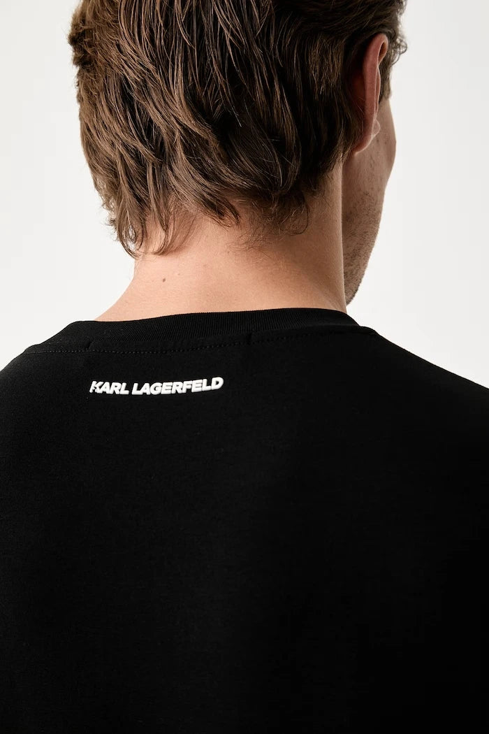 Karl Lagerfeld erkek pamuk elastan tişört