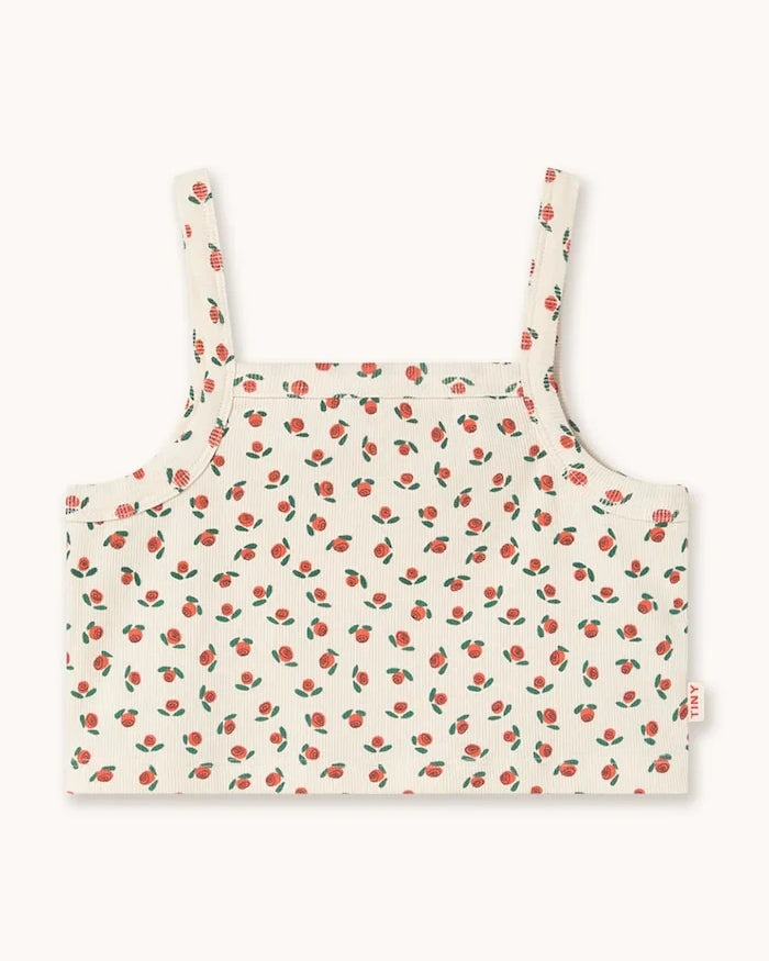 Детски топ Tinycottons TINY ROSES RIB TOP