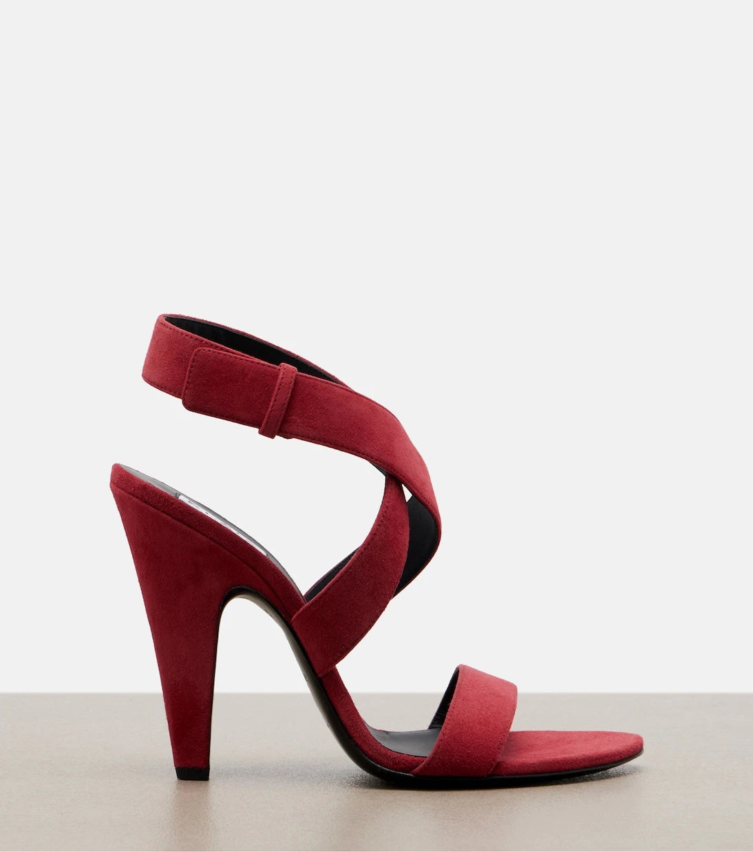 Alaïa - Cone suede slingback sandals