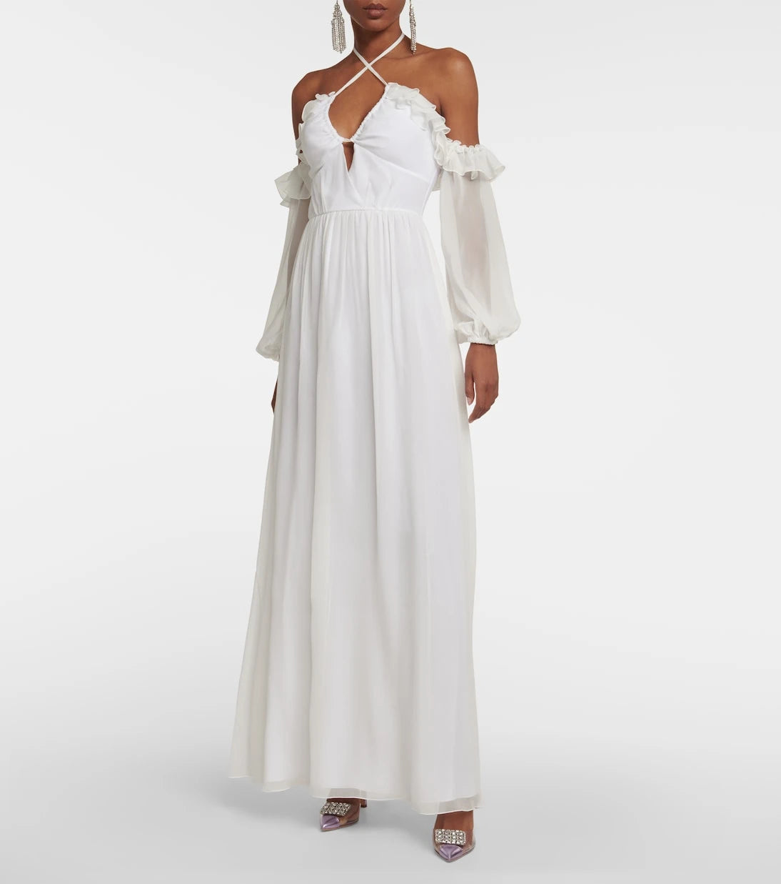 Giambattista Valli - Off-the-shoulder silk gown